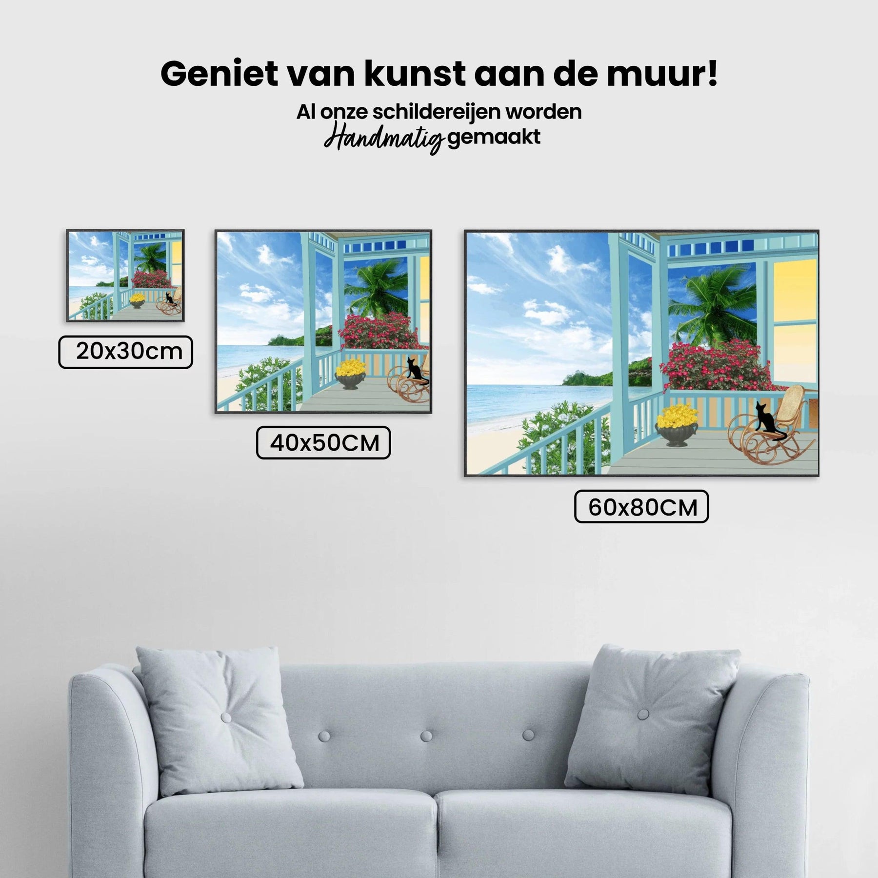 Diamantmaling Feriefoto - Strand med Hav – SEOS Shop ®