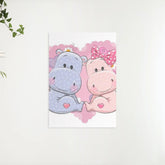 Diamantmaling af forelskede køer - SEOS Shop ®