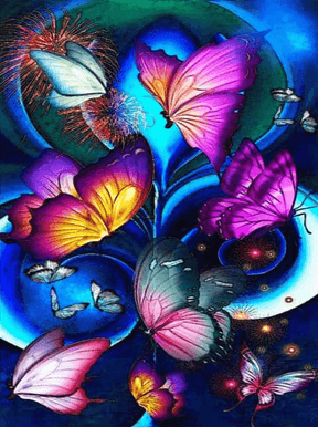 Diamantmaling Sommerfugle - SEOS Shop ®