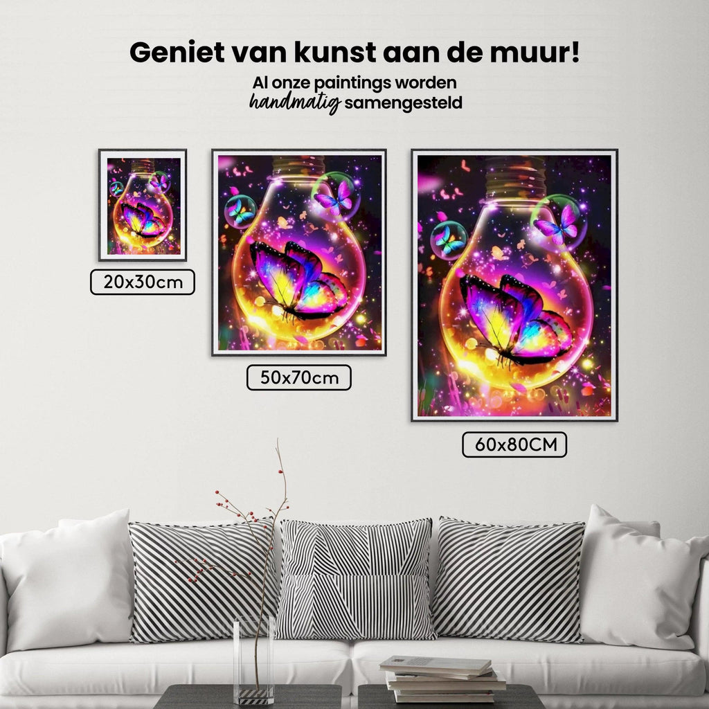 Diamantmaling Sommerfugle i lyset - SEOS Shop ®