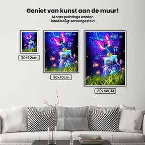 Diamantmaling Sommerfugle i potte - SEOS Shop ®