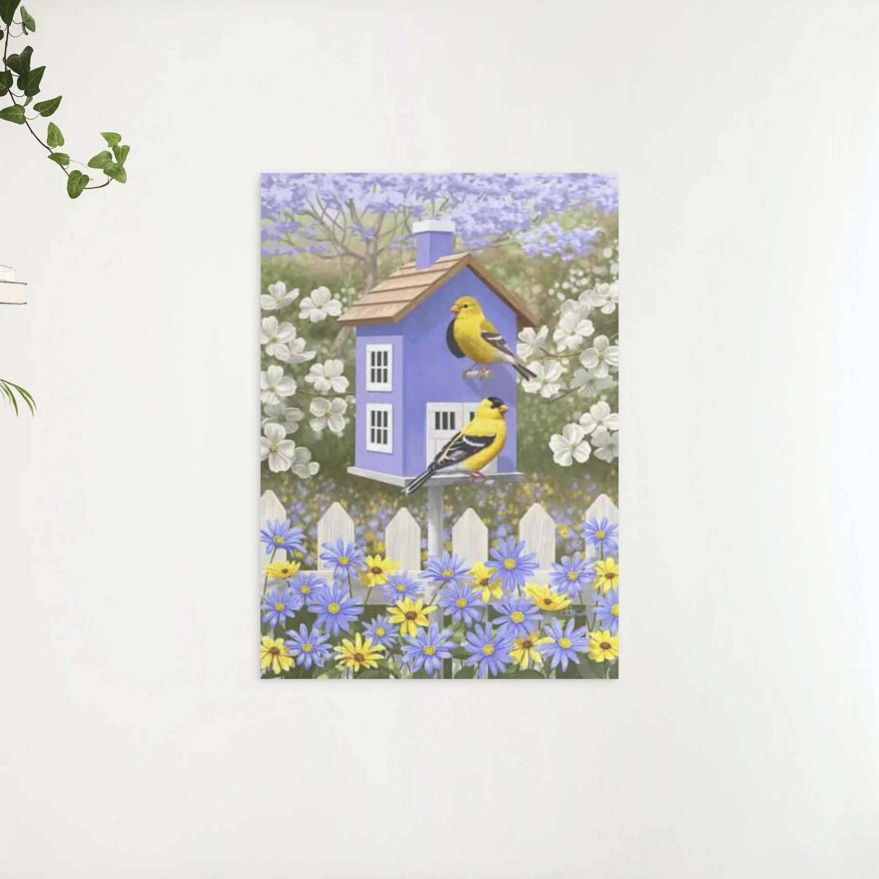 Diamantmaling Fugl i blomsterhave - SEOS Shop ®