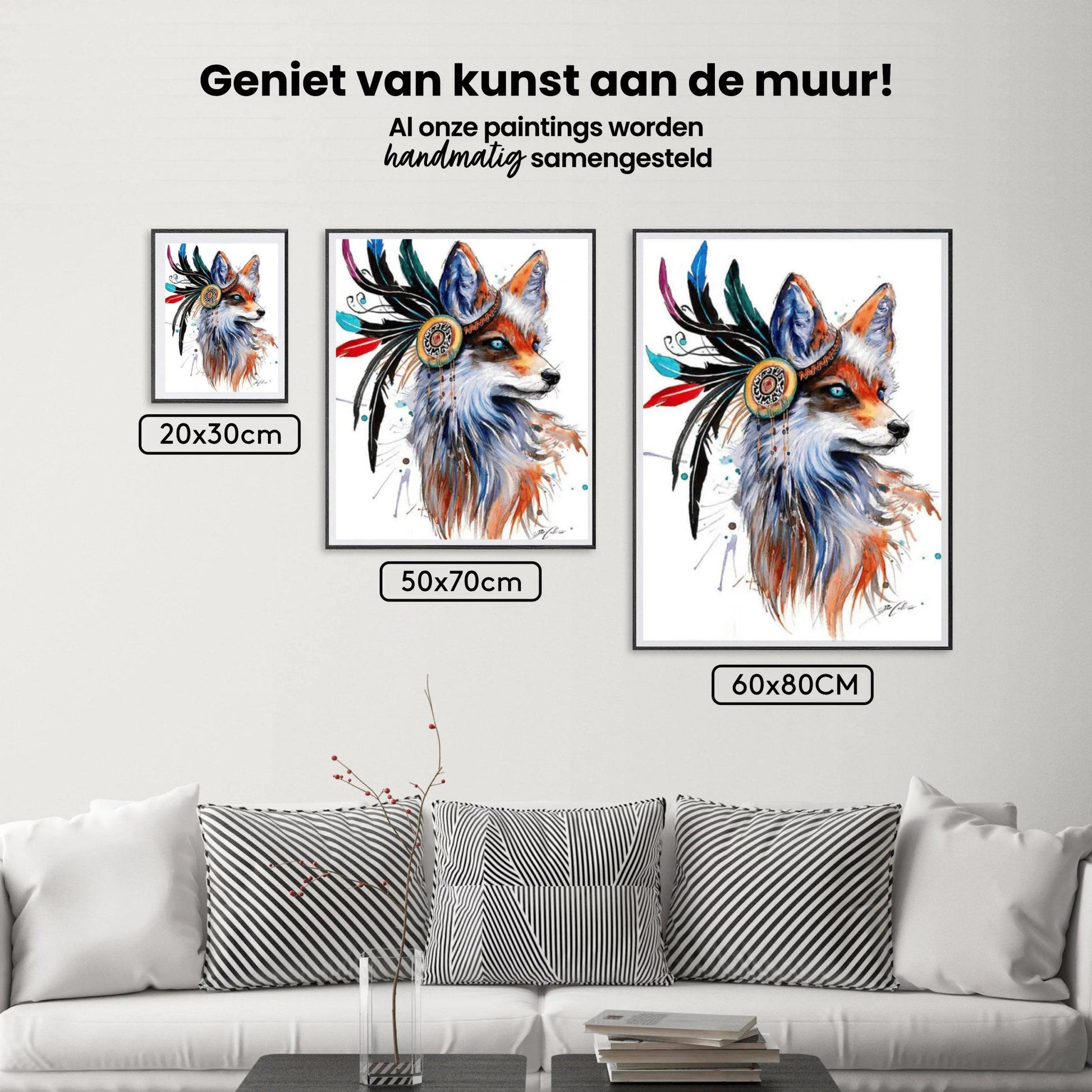 Diamantmaling Ræv med Fjer - SEOS Shop ®