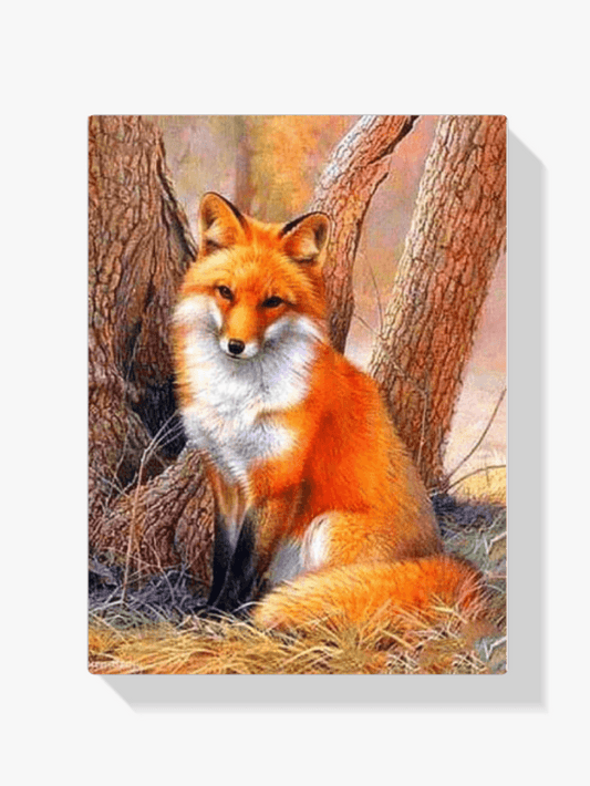 Diamantmaling Ræv ved træet - SEOS Shop ®