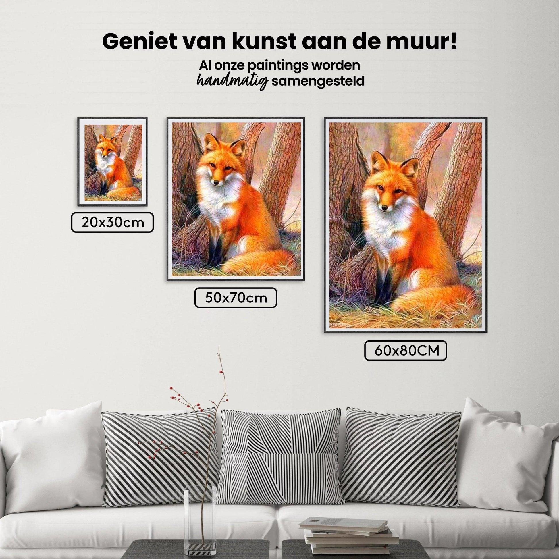 Diamantmaling Ræv ved træet - SEOS Shop ®
