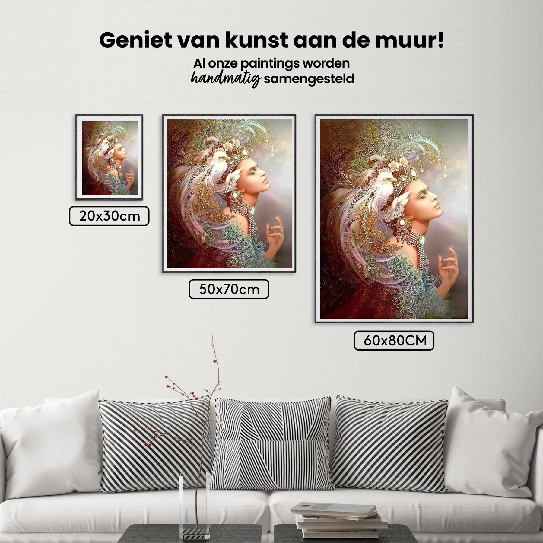 Diamantmaling Kvinder med Ørn - SEOS Shop ®