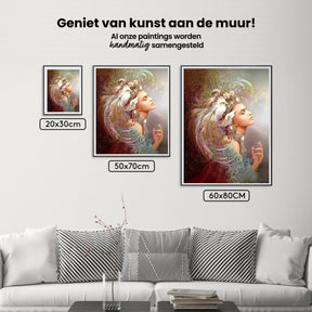 Diamantmaling Kvinder med Ørn - SEOS Shop ®