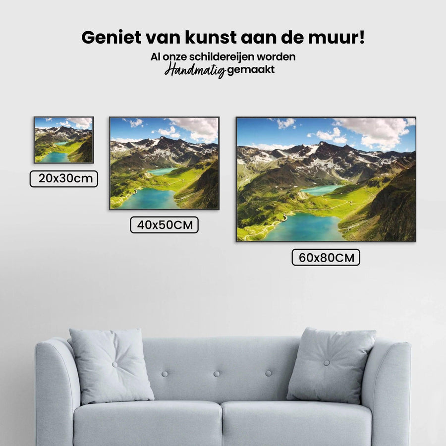 Diamantmaling Vand mellem bjerge – SEOS Shop ®