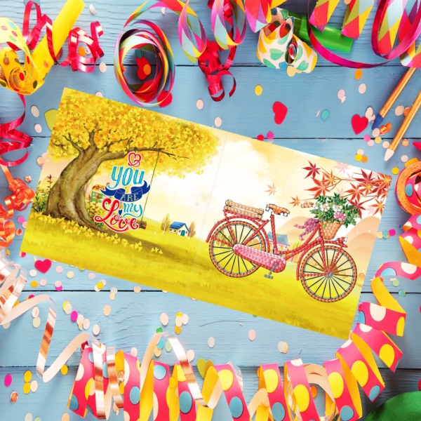 Diamantmaling lykønskningskort - sæt med 8 - inklusive kuverter