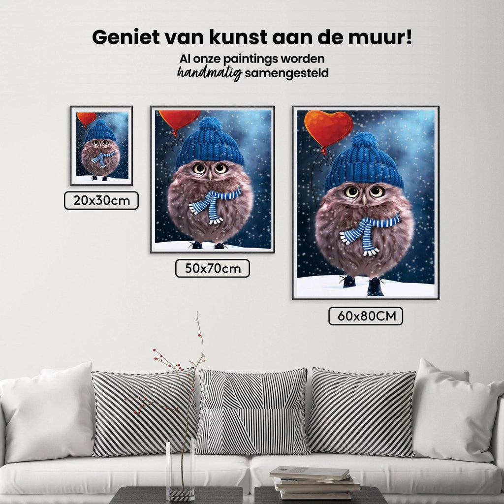 Diamantmaleri Vinter Angry Bird - SEOS Shop ®