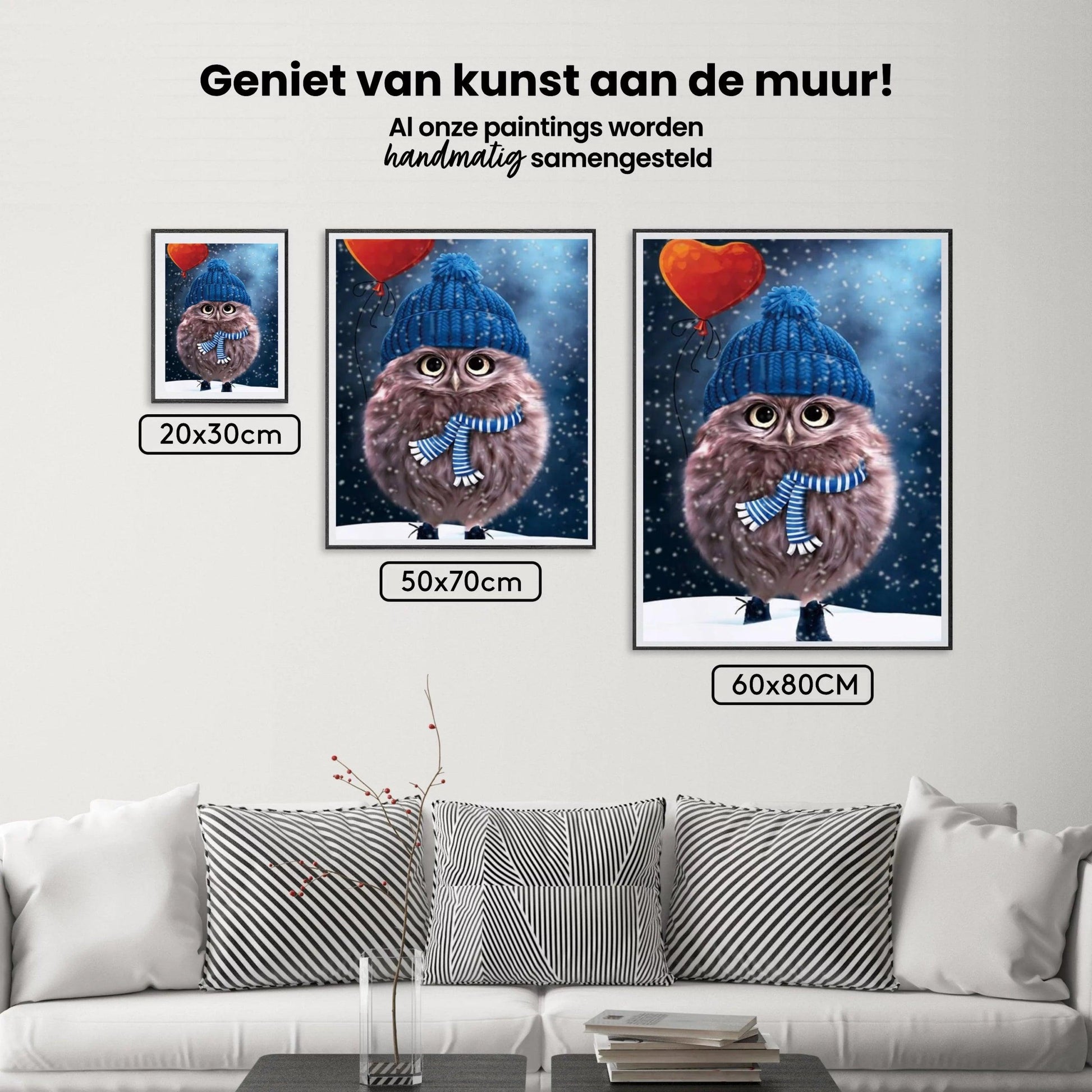 Diamantmaleri Vinter Angry Bird - SEOS Shop ®