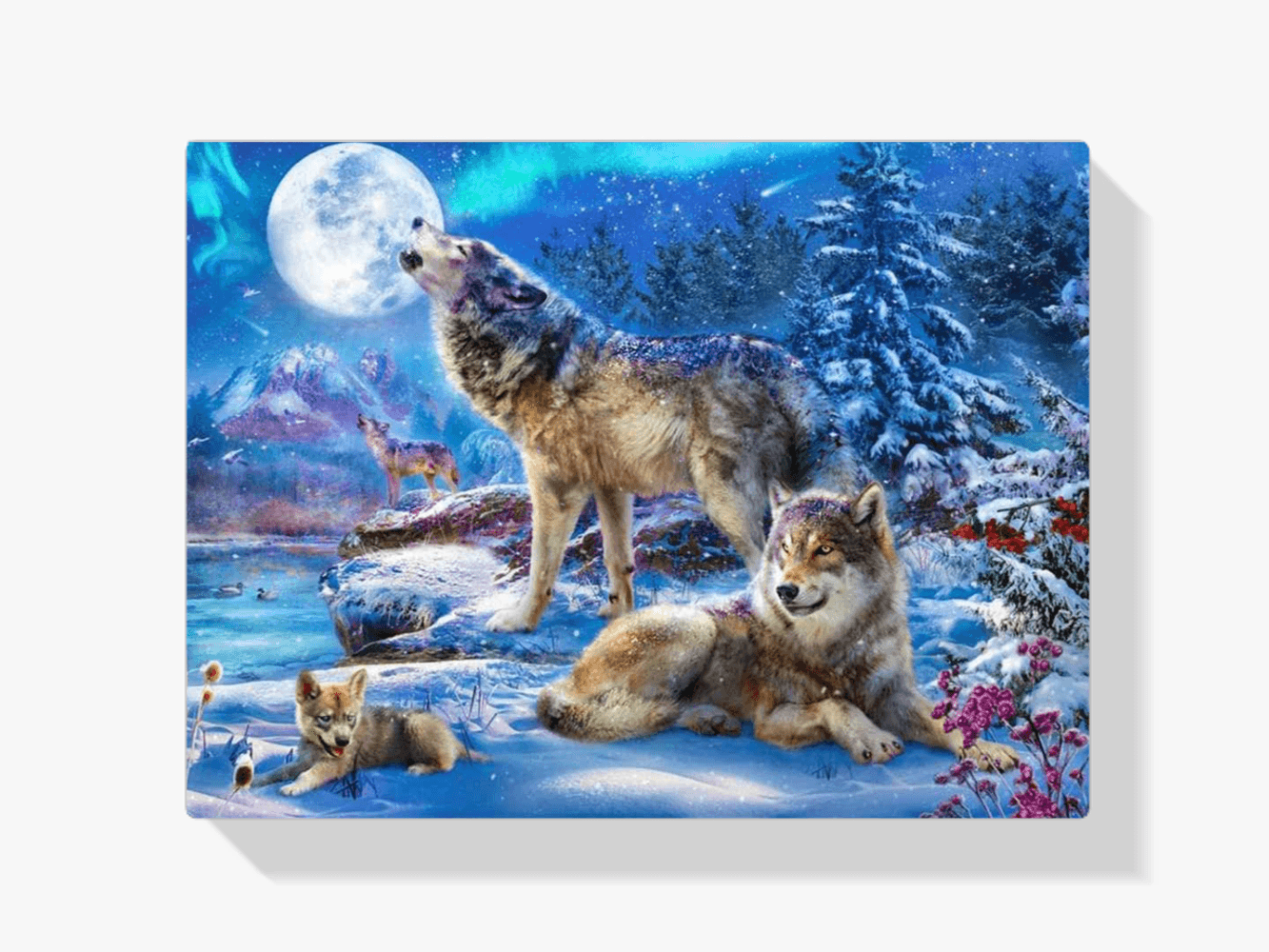 Diamantmaleri Vinterulv og Hyl - SEOS Shop ®