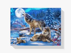 Diamantmaleri Vinterulv og Hyl - SEOS Shop ®