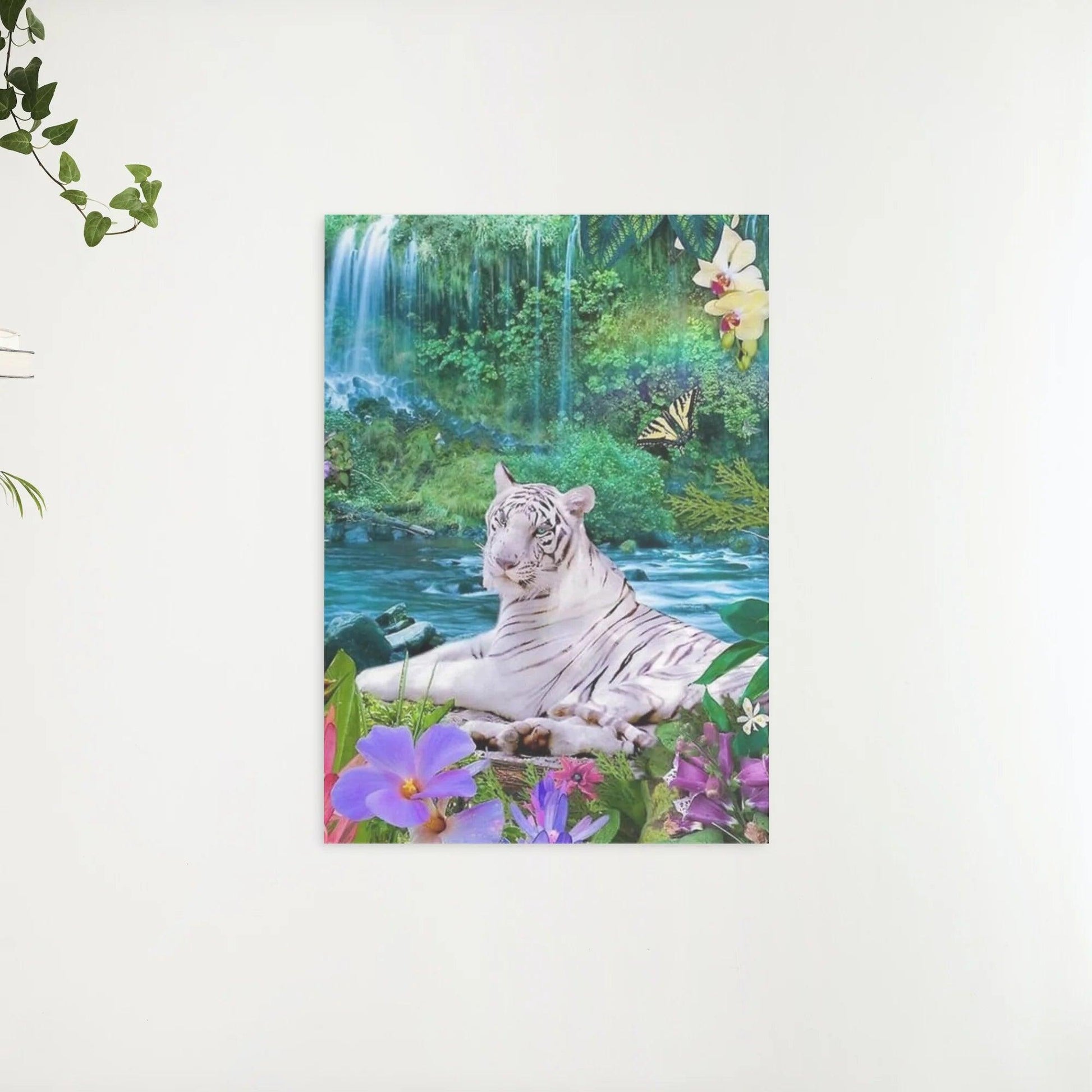 Diamantmaleri Hvid Tiger - SEOS Shop ®