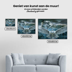 Diamantmaleri Hvid Ugle – SEOS Shop ®