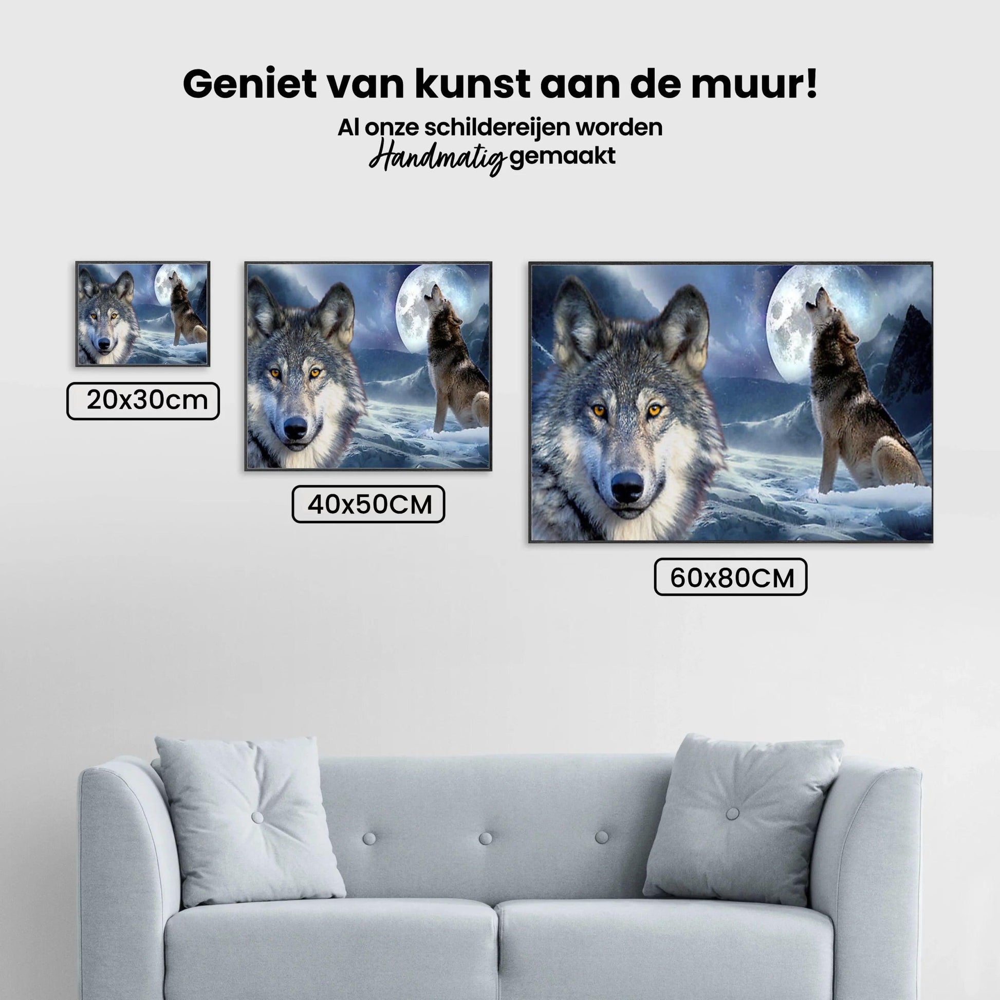 Diamantmaleri Ulvebrøl - SEOS Shop ®