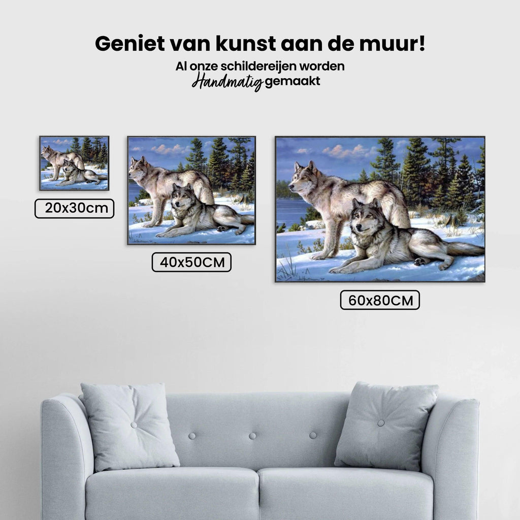 Diamantmaling Ulvesæt – SEOS Shop ®
