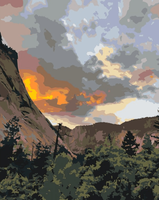 Diamantmaling - Yosemite Nationalpark - SEOS Shop ®