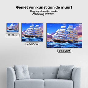 Diamantmaling Sejlbåd - SEOS Shop ®