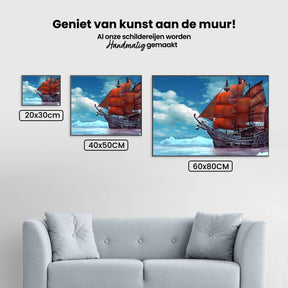 Diamantmaling Sejlbåd - SEOS Shop ®