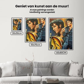 Diamantmaleri med syngende Elvis Presley - SEOS Shop ®