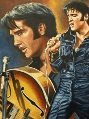Diamantmaleri med syngende Elvis Presley - SEOS Shop ®