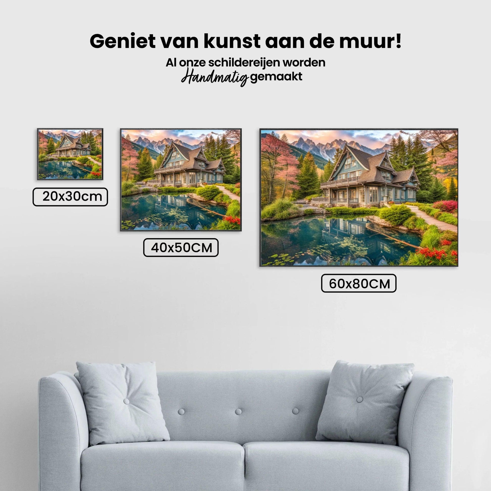 Diamantmaling Sommerhus ved vandet - SEOS Shop ®