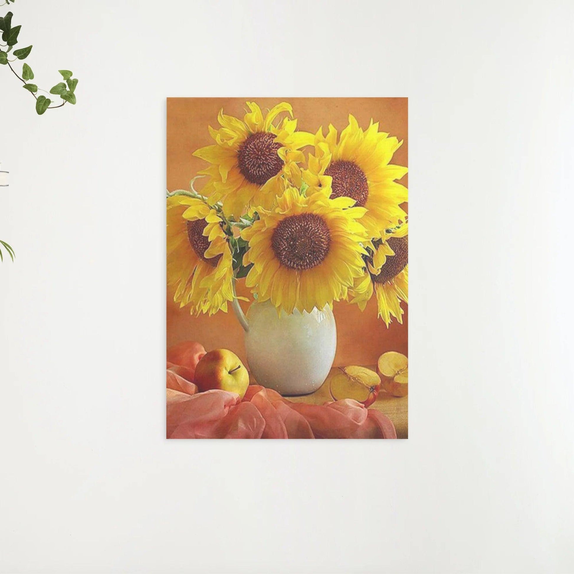 Diamantmaling Solsikker i en vase - SEOS Shop ®