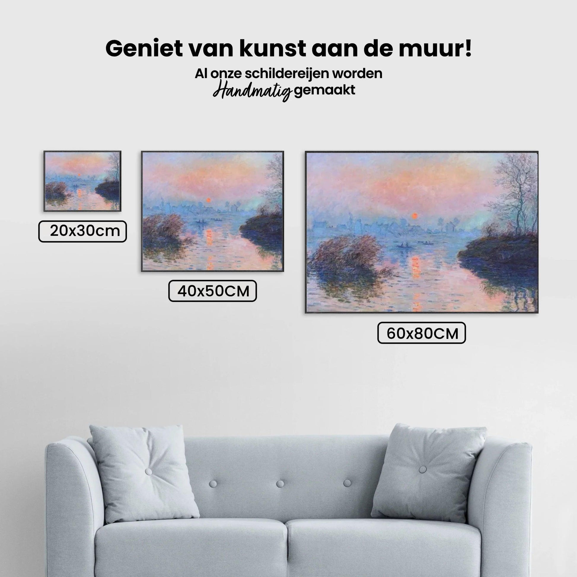 Diamantmaleri Solnedgang på Seinen - SEOS Shop ®