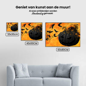 Diamantmaleri Sort Græskar - SEOS Shop ®