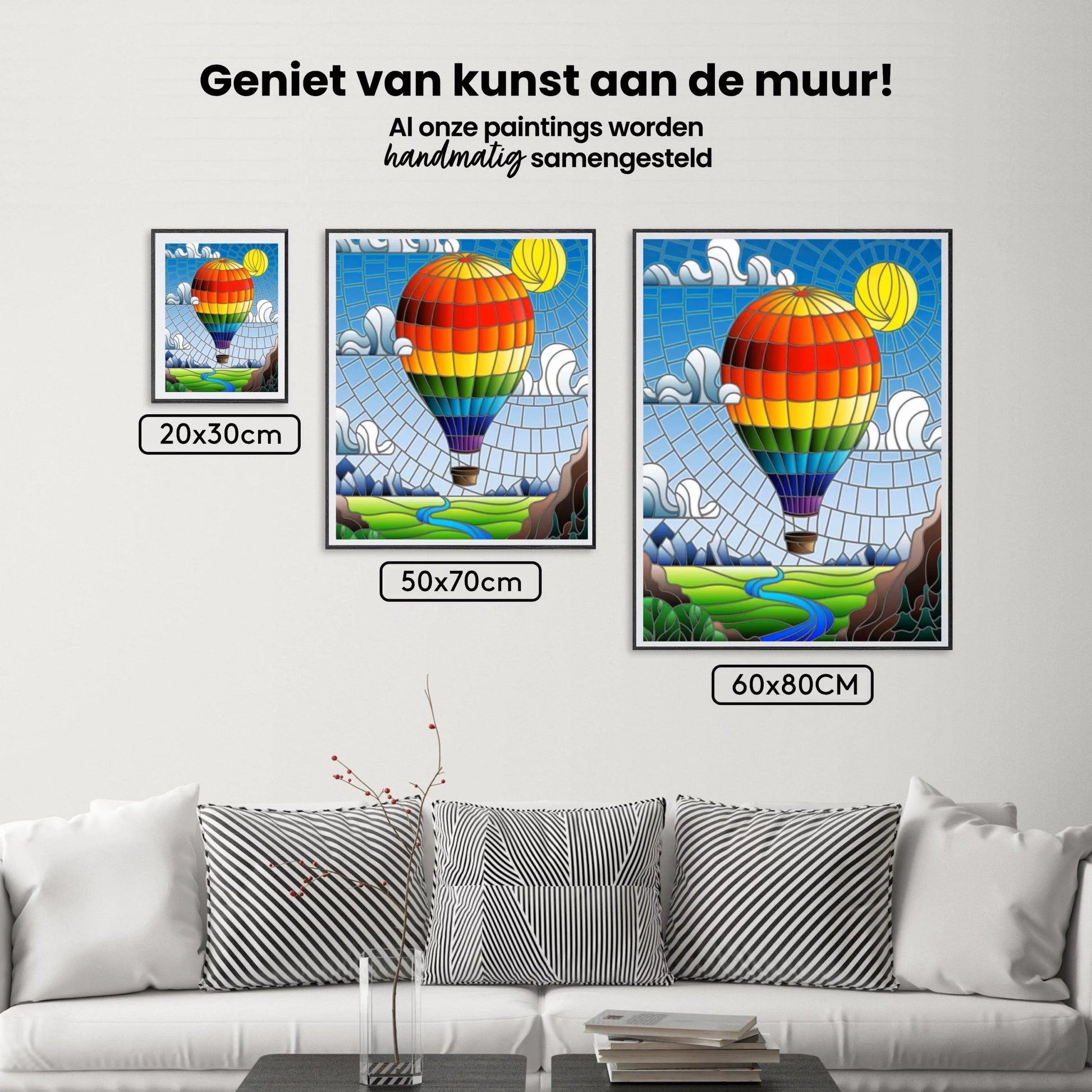 Diamantmaling - Ballonflyvning - SEOS Shop ®