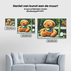 Diamantmaling - Bjørn med hat - SEOS®