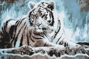 Diamantmaleri - Bengalsk tiger - SEOS®