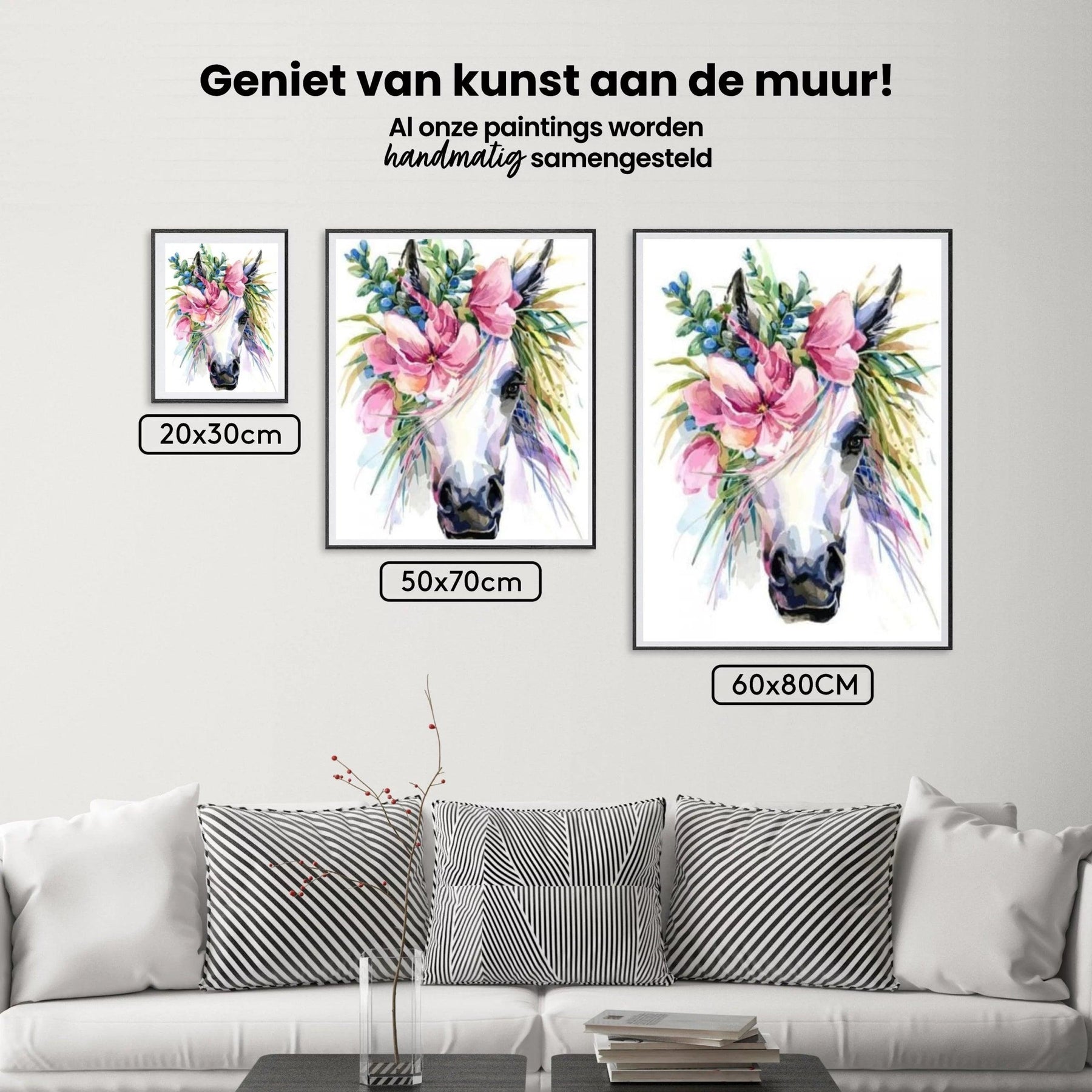 Diamantmaleri - Blomster Enhjørning - SEOS®