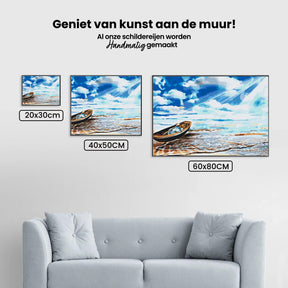 Diamantmaleri - Båd ved havets kant - SEOS Shop ®