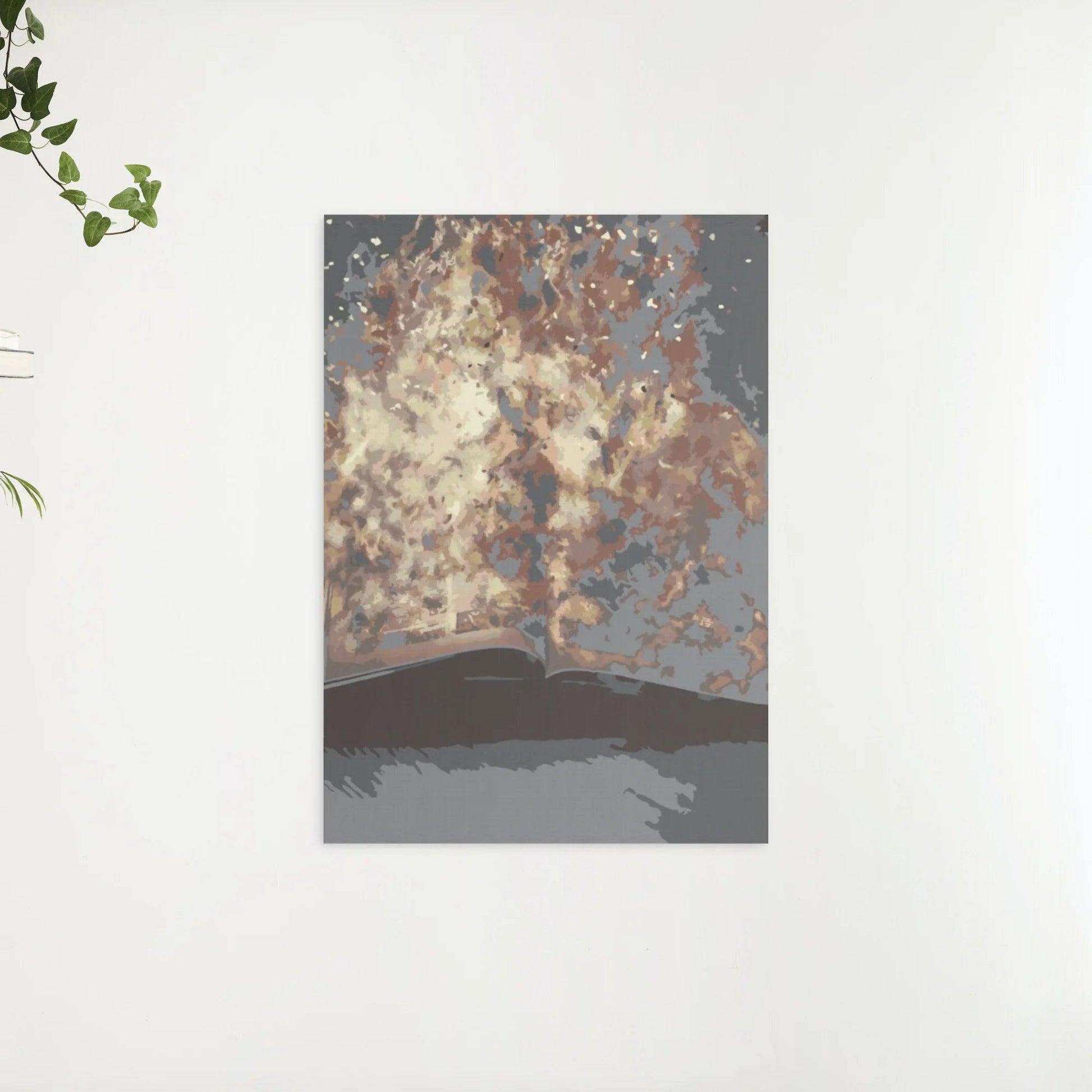 Diamantmaling - Brændende bog - SEOS Shop ®