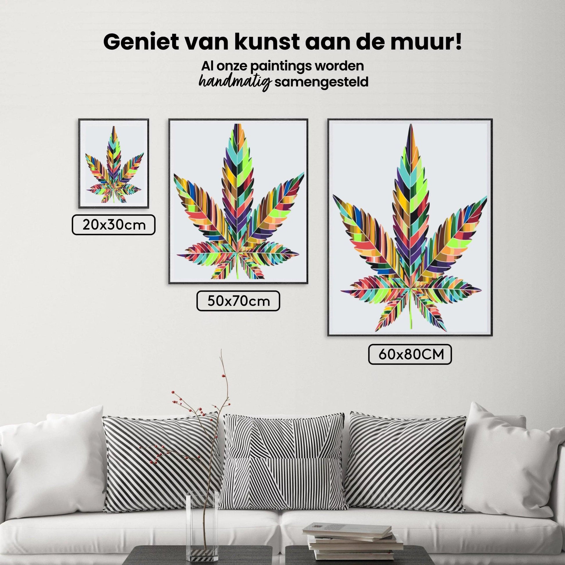 Diamantmaleri - Cannabisblad - SEOS Shop ®