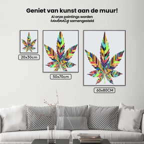 Diamantmaleri - Cannabisblad - SEOS Shop ®