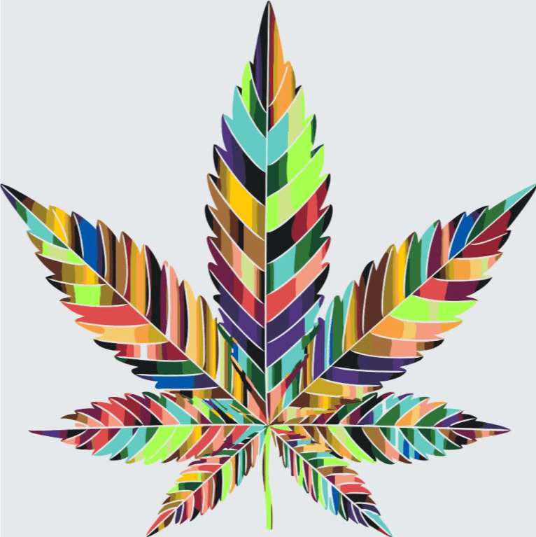 Diamantmaleri - Cannabisblad - SEOS Shop ®
