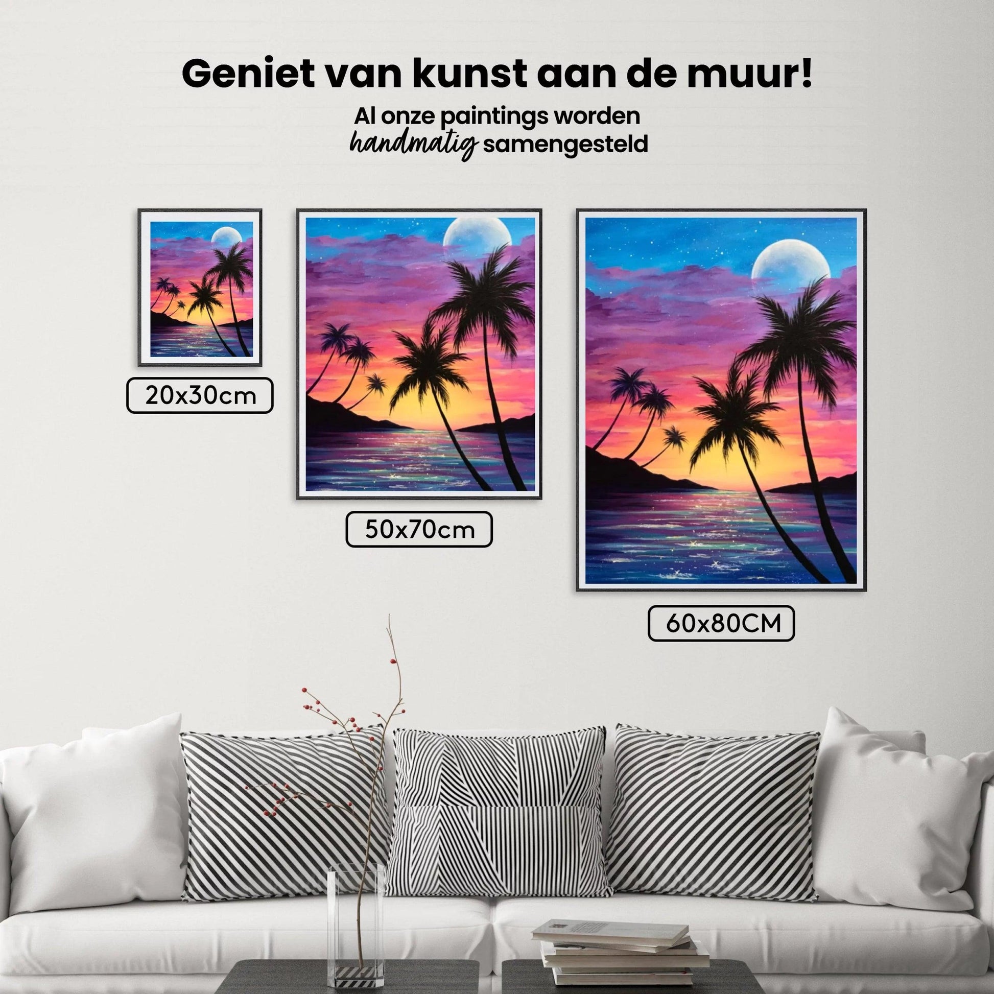 Diamantmaleri - Caribisk solnedgang - SEOS Shop ®