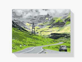 Diamantmaling - Transfagarasan-vejen i Rumænien - SEOS Shop ®