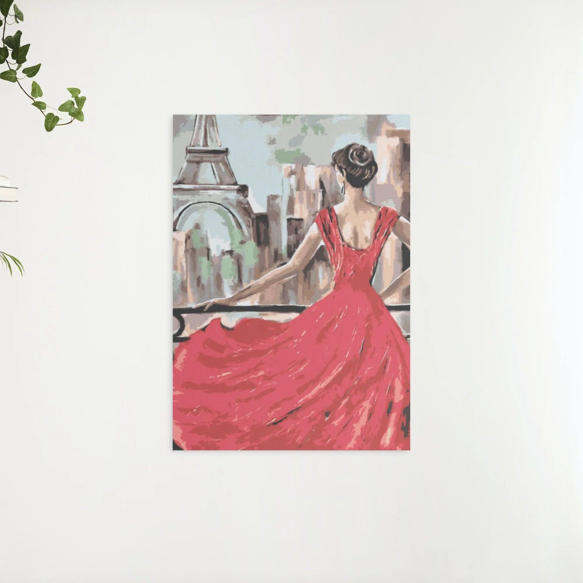 Diamantmaleri - Damen i rødt - SEOS Shop ®