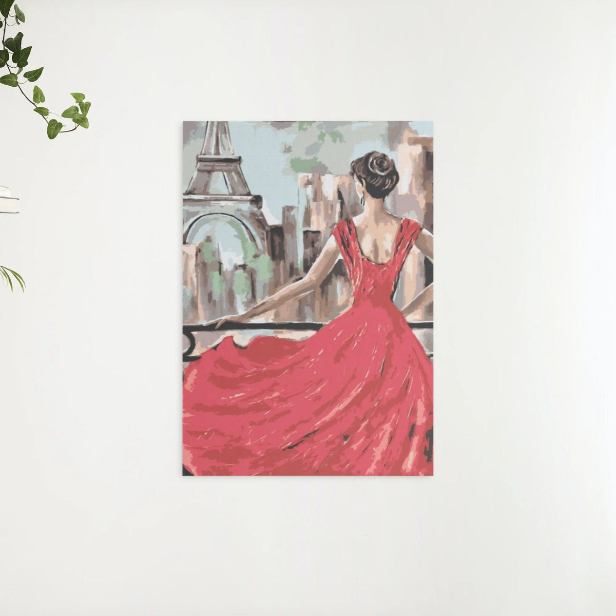 Diamantmaleri - Damen i rødt - SEOS Shop ®