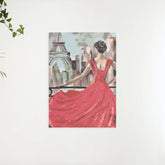 Diamantmaleri - Damen i rødt - SEOS Shop ®