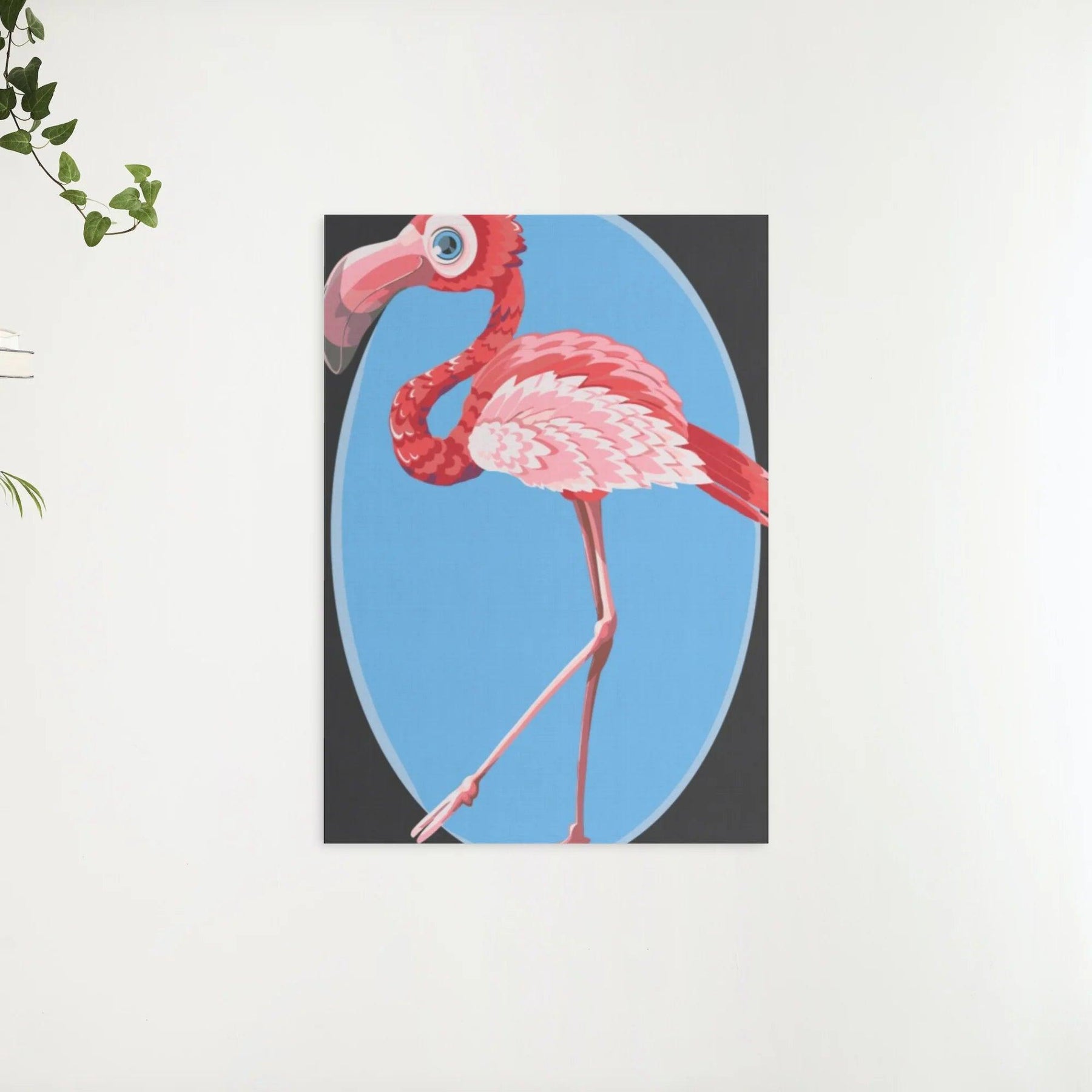 Diamantmaleri - En flamingo med dens ting - SEOS®