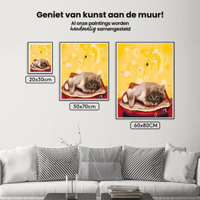 Diamantmaleri - En kat drømmer om en fisk - SEOS®