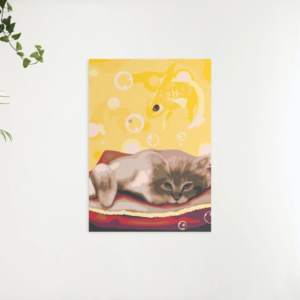 Diamantmaleri - En kat drømmer om en fisk - SEOS®