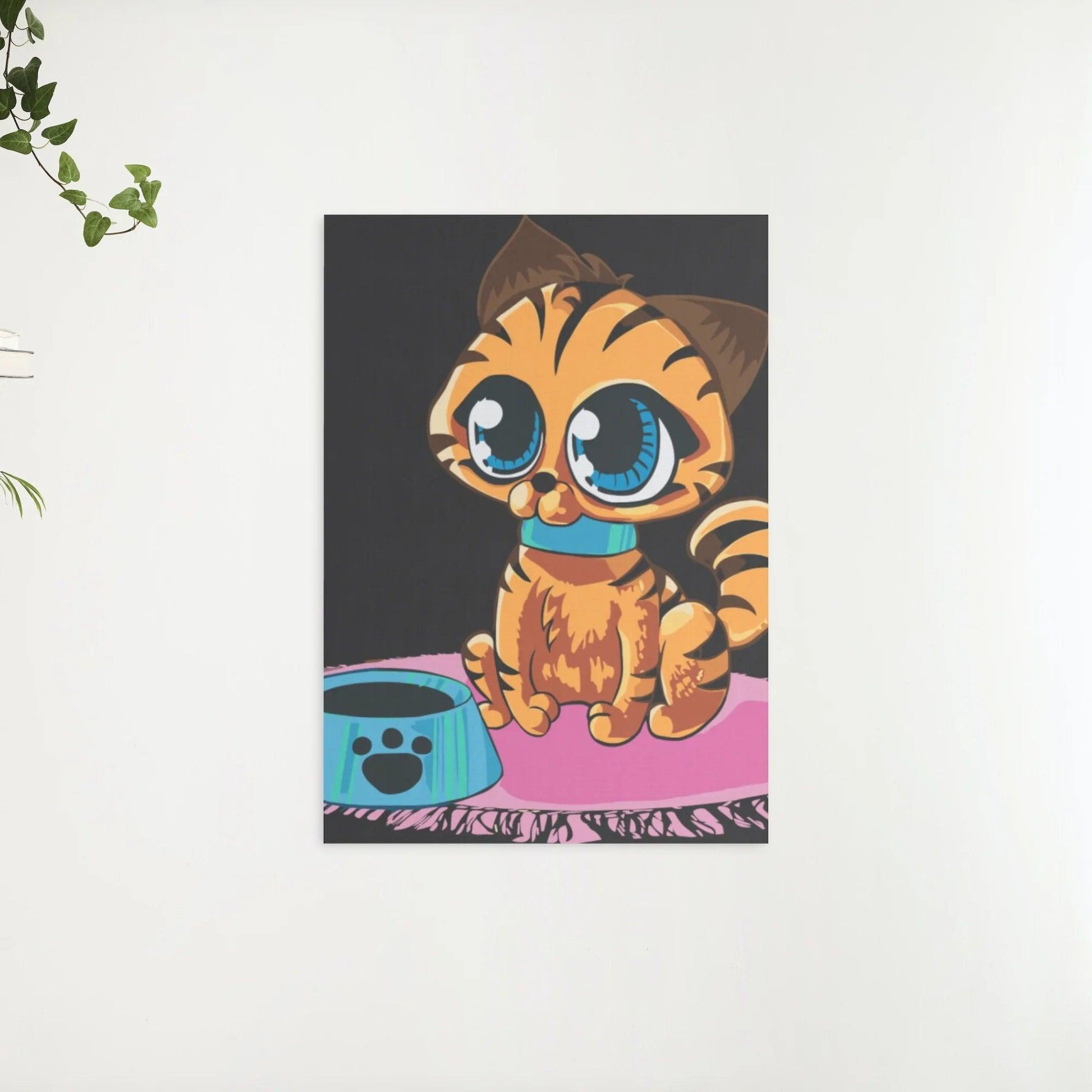 Diamantmaling - En kat med store øjne - SEOS®