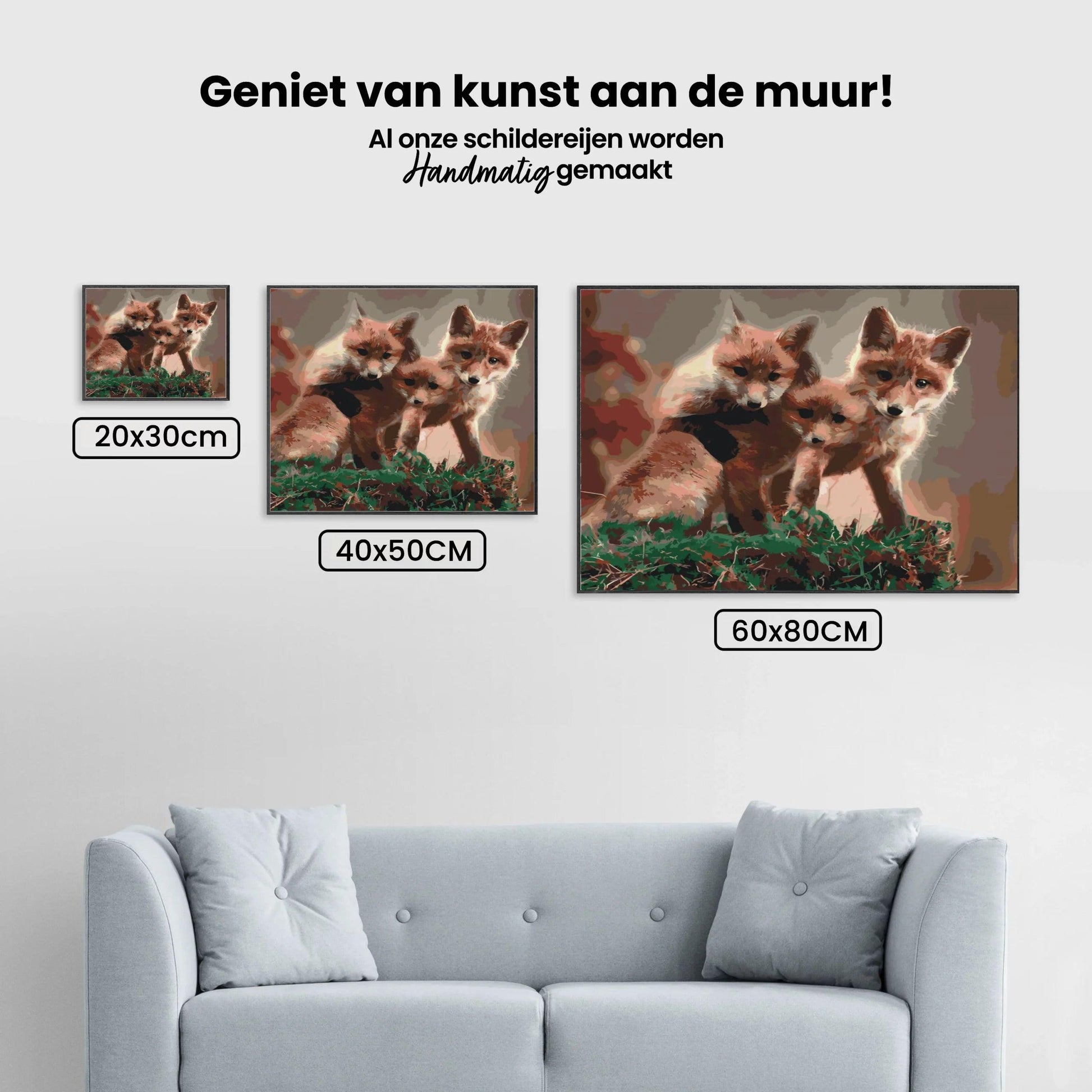 Diamantmaleri - En ræveunge - SEOS®