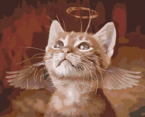 Diamantmaleri - Englekat - SEOS®